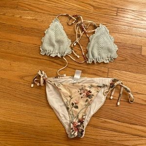 Zimmermann a crochet Floral Bikini